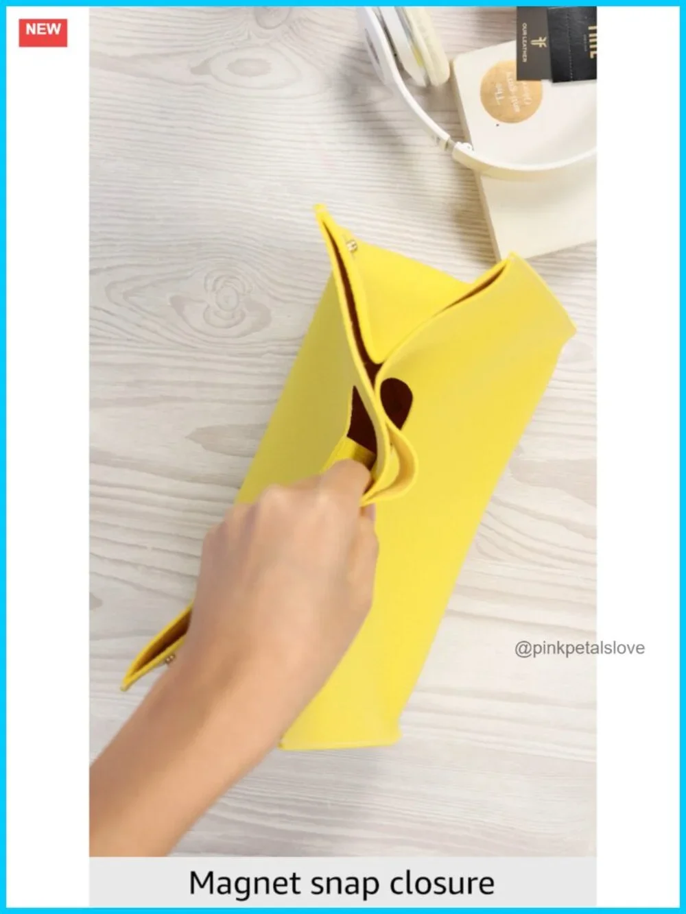 Vintage Minimalist Soft PU Leather Hobo Handbag Clutch Tote Snap Closure